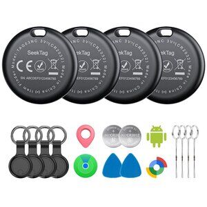 Air Tags for Android,Air Tags-4 Pack Android,Air Tracker Tags with 4 Case,2 Year